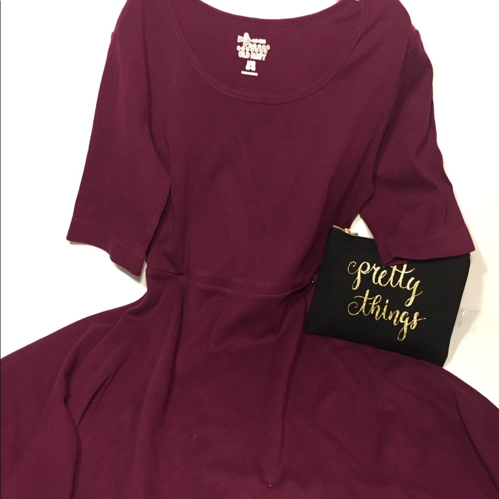 Girls Plum Casual dress sz 10-12